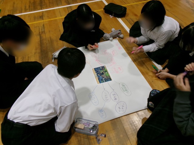 職業体験事前学習②の様子