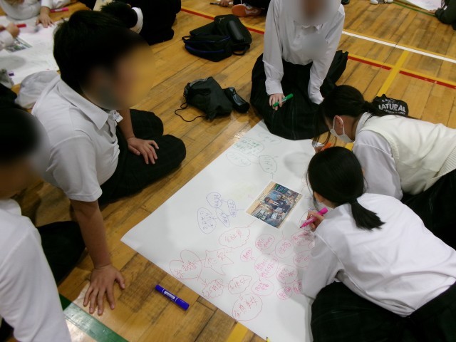 職業体験事前学習②の様子