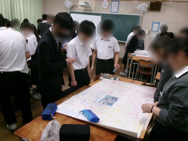 職業体験事前学習②の様子