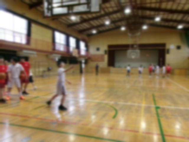 男子バスケットボール部の様子