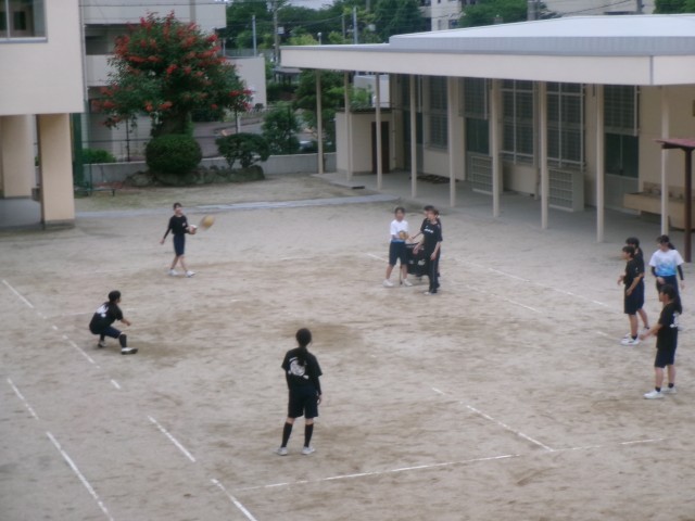 バレーボール部の様子