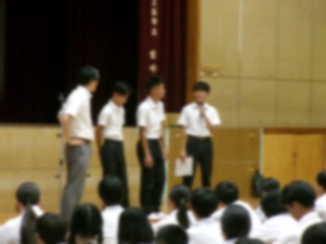 インタビューの様子