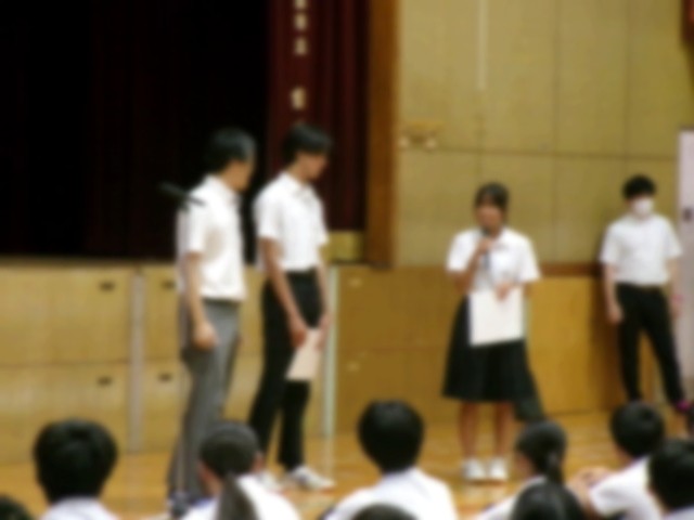インタビューの様子