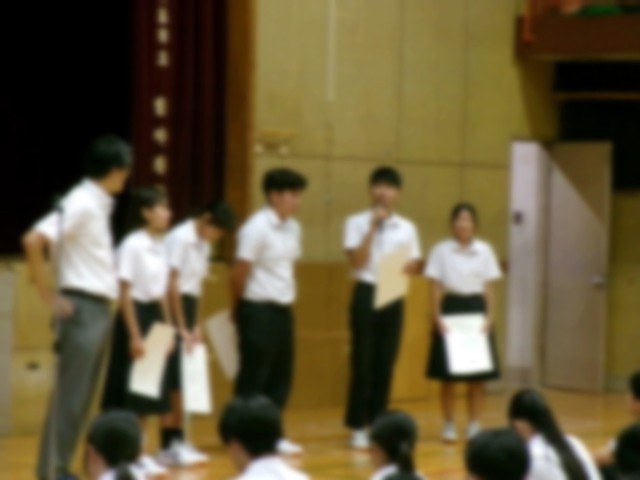 インタビューの様子
