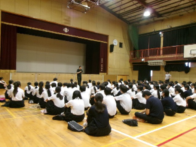 学年集会の様子