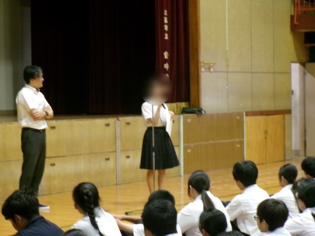 インタビューの様子