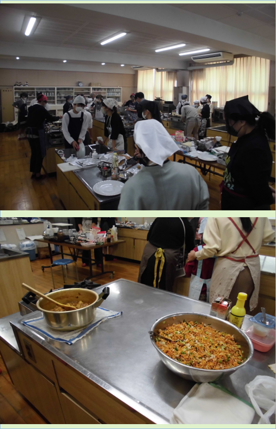 下の写真「ネパール料理」