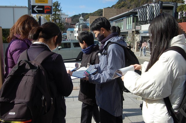 フィールドワークのようす