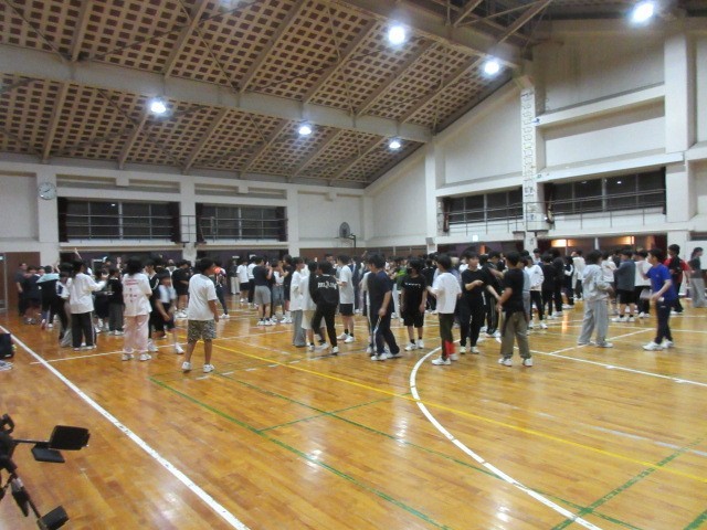 ジェスチャーで整列