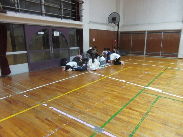 明日に備えて学代打ち合わせ