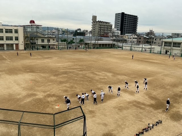 野球部体験風景