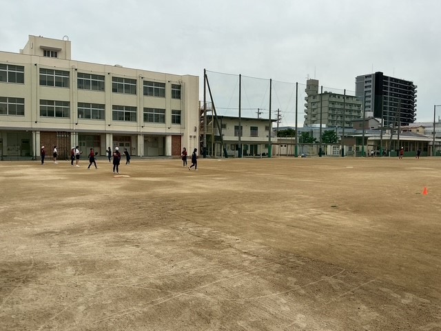 ソフトボール部体験風景