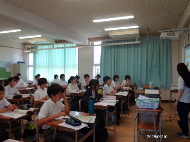 1年1組　　技術の授業