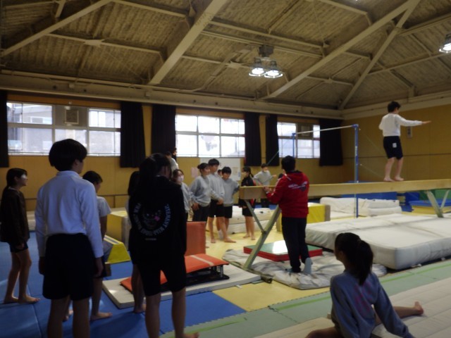 体操部の様子です。