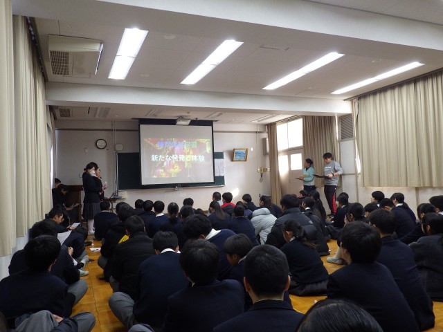 各班の発表の様子です