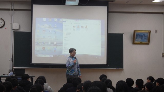 夜間学級の先生にお越しいただきました