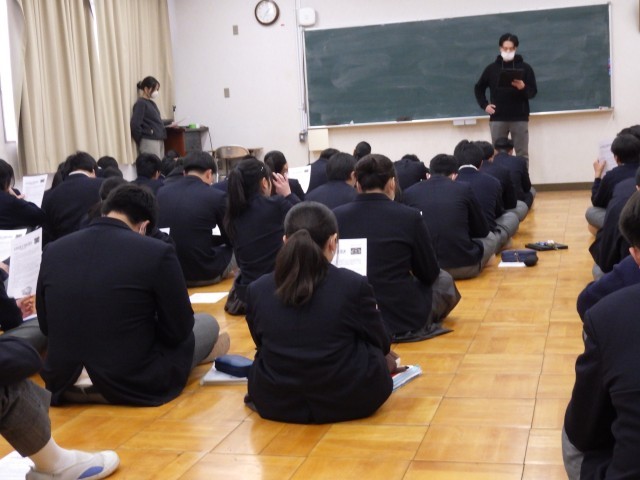 入試に向けての事前指導