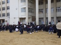 卒業生に贈る歌の練習です