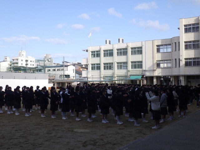 卒業生に贈る歌の練習です