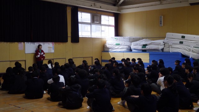 学年集会の様子