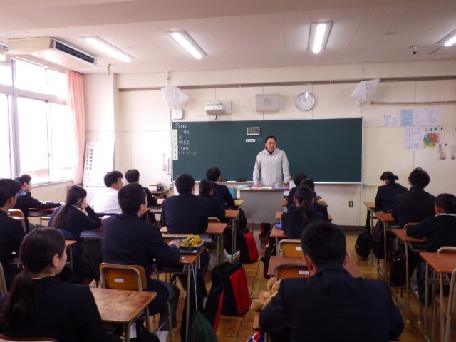 ３年２組学活