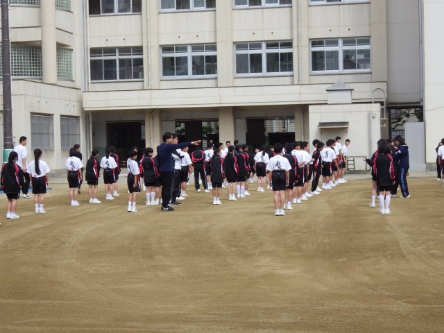 ラジオ体操の隊形