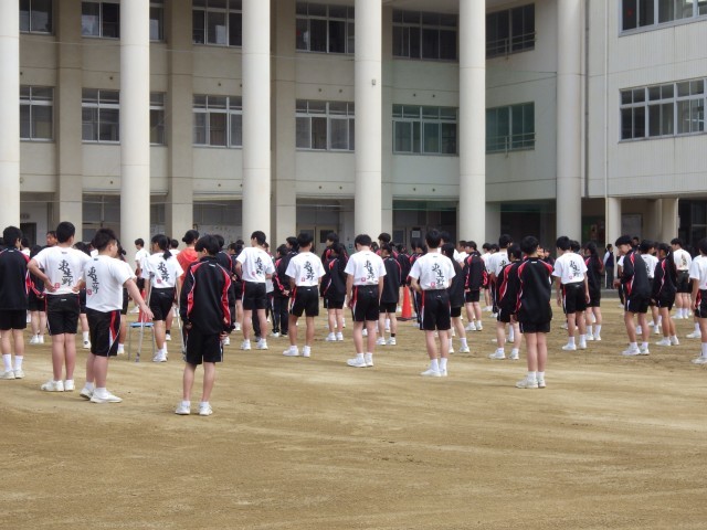 ラジオ体操の隊形