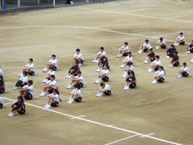 体育の様子です