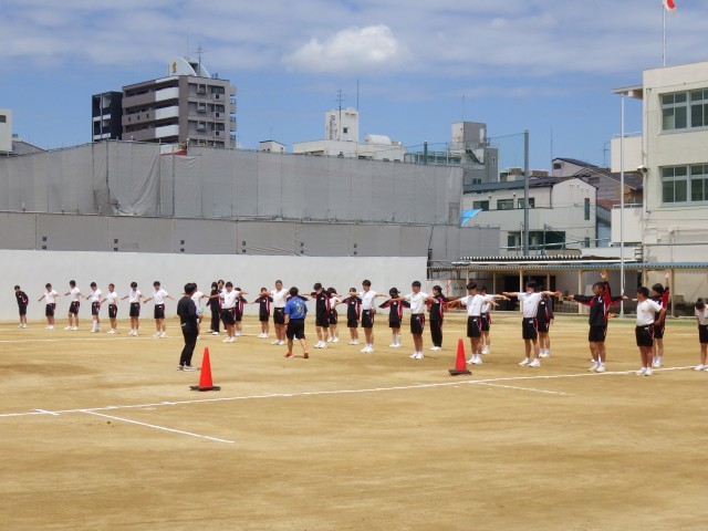 体育の様子です