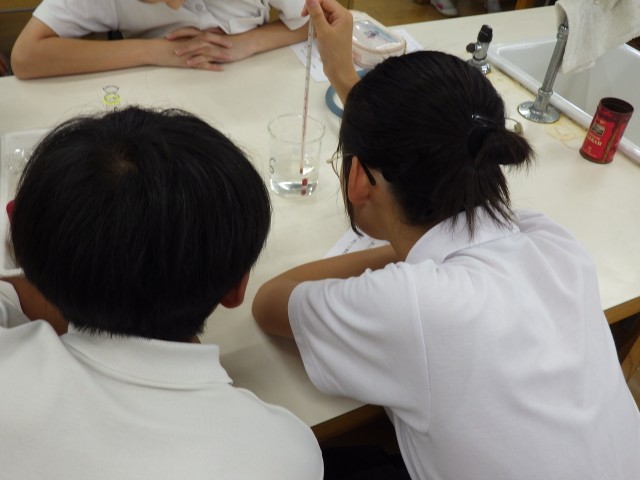 2年理科実験