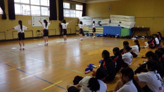 女子ラジオ体操テスト