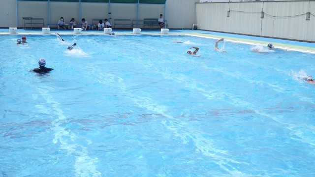 ２年生水泳