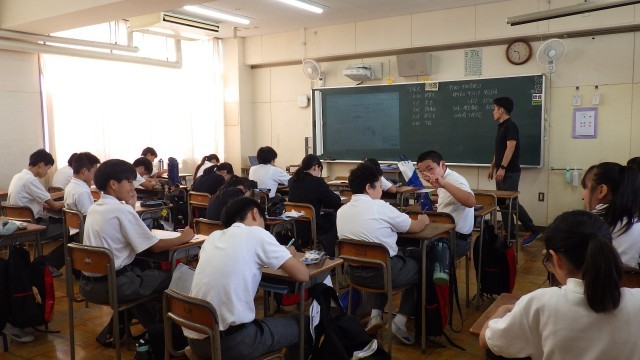 １年２組学活