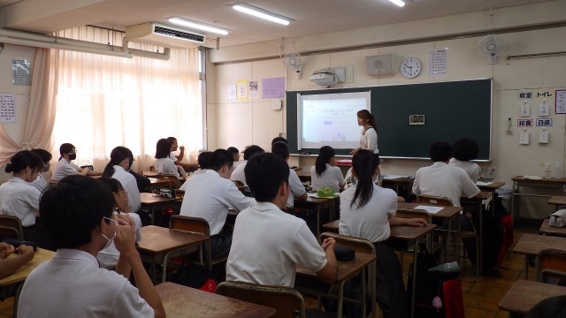 ２年２組学活