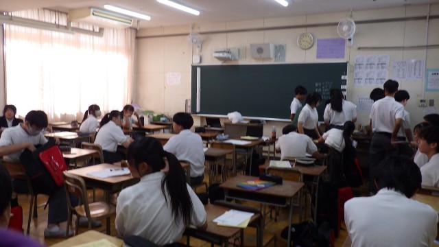 ２年１組学活