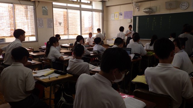２年２組学活