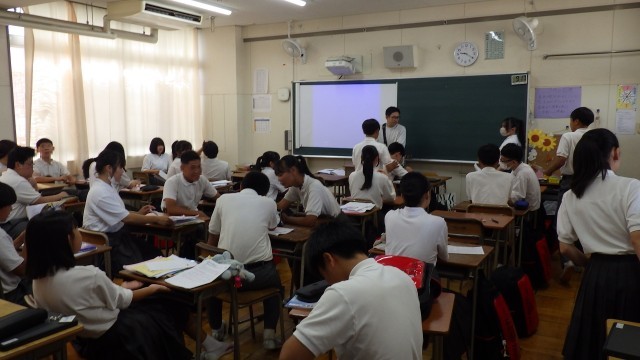 ２年３組学活