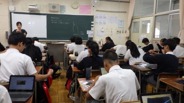 2年生家庭科