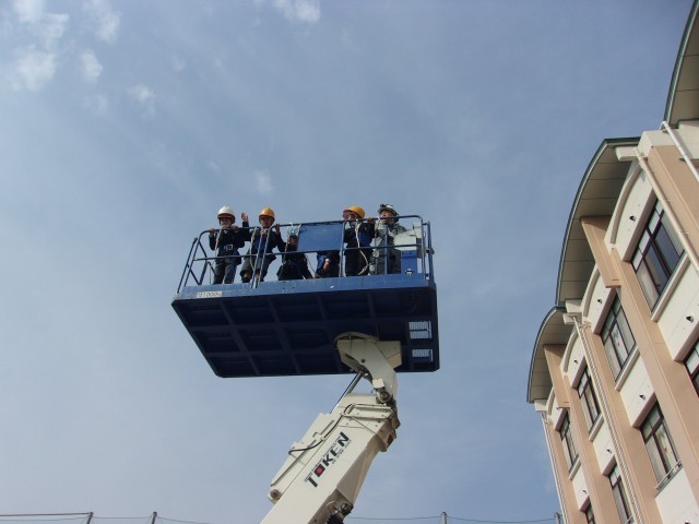 高所作業車だってこわくなーい