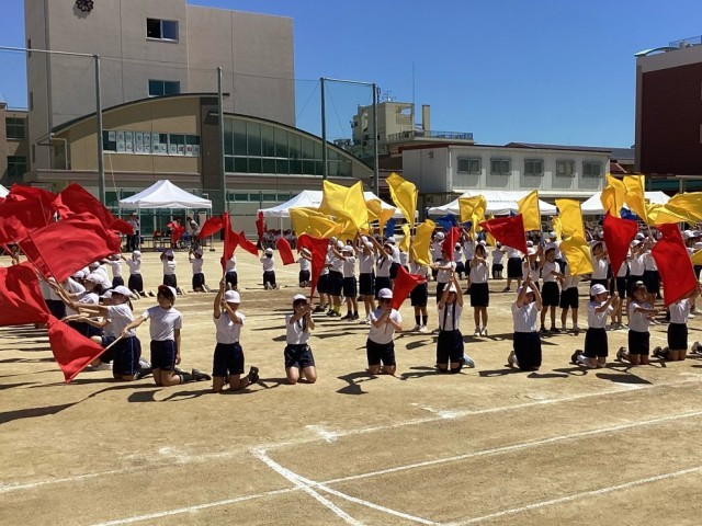 ５年団体演技「We are one」