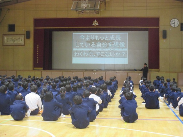 3年生学年集会