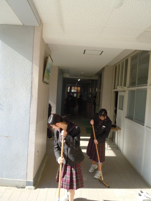 廊下もきれいに