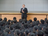 始業式校長先生