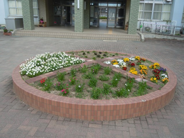 円形花壇