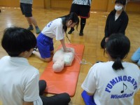 生徒が圧迫中
