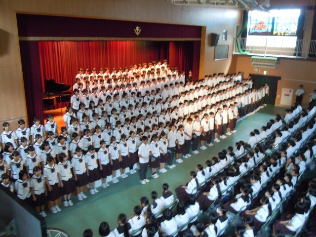 ２年合唱