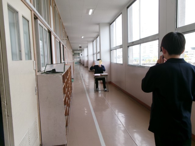 視力検査の様子