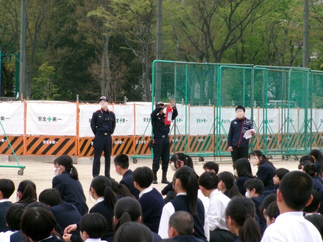 水消火器での訓練