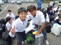 民泊でサッカーボール！？