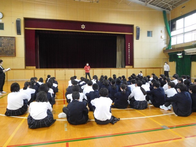 1年生 学年集会